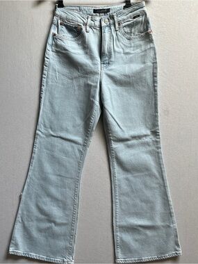 Mavi Los Angeles High Rise 70s Flare Jeans Retro Wide Leg Denim Size 28